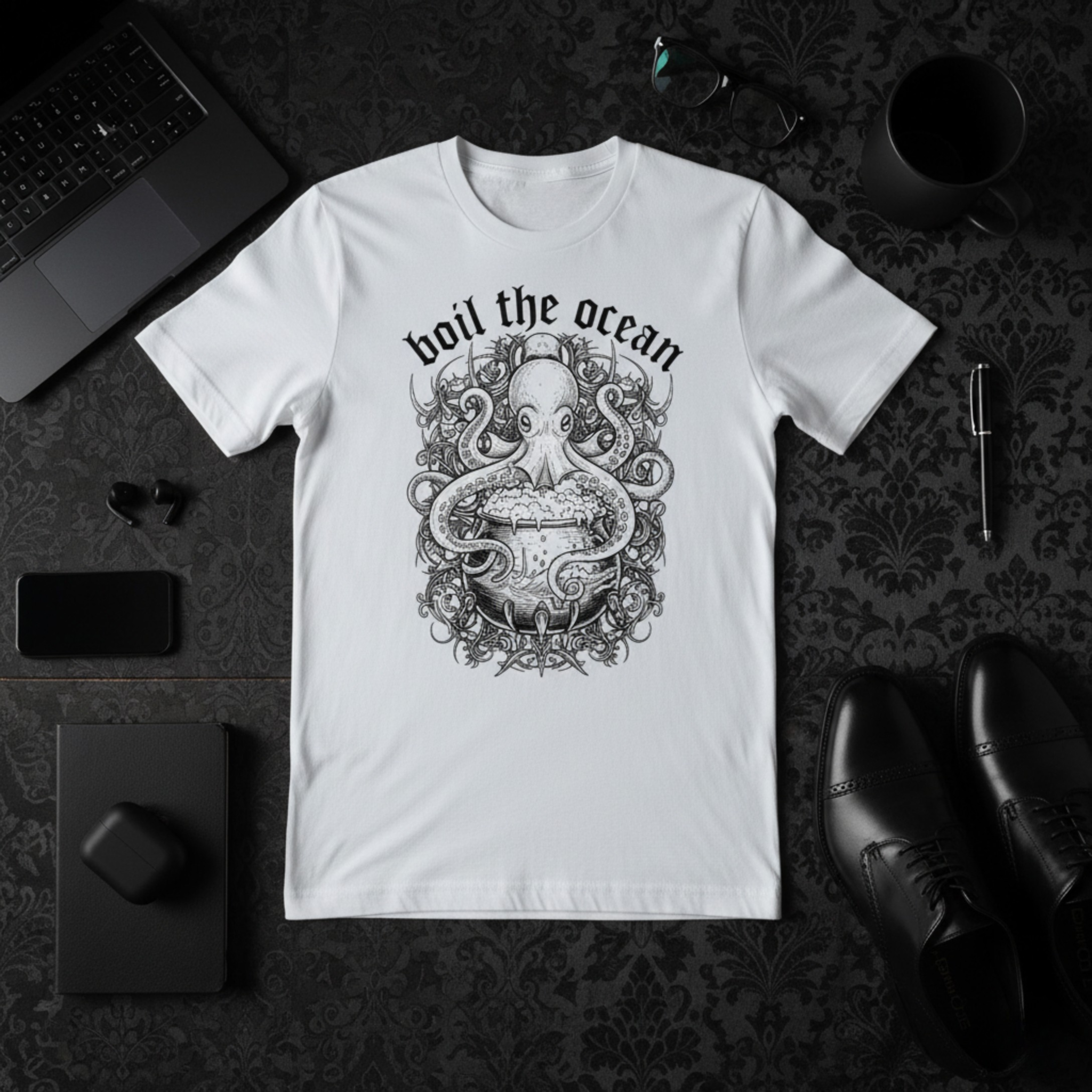 Boil the Ocean — Corporate Kraken Tee