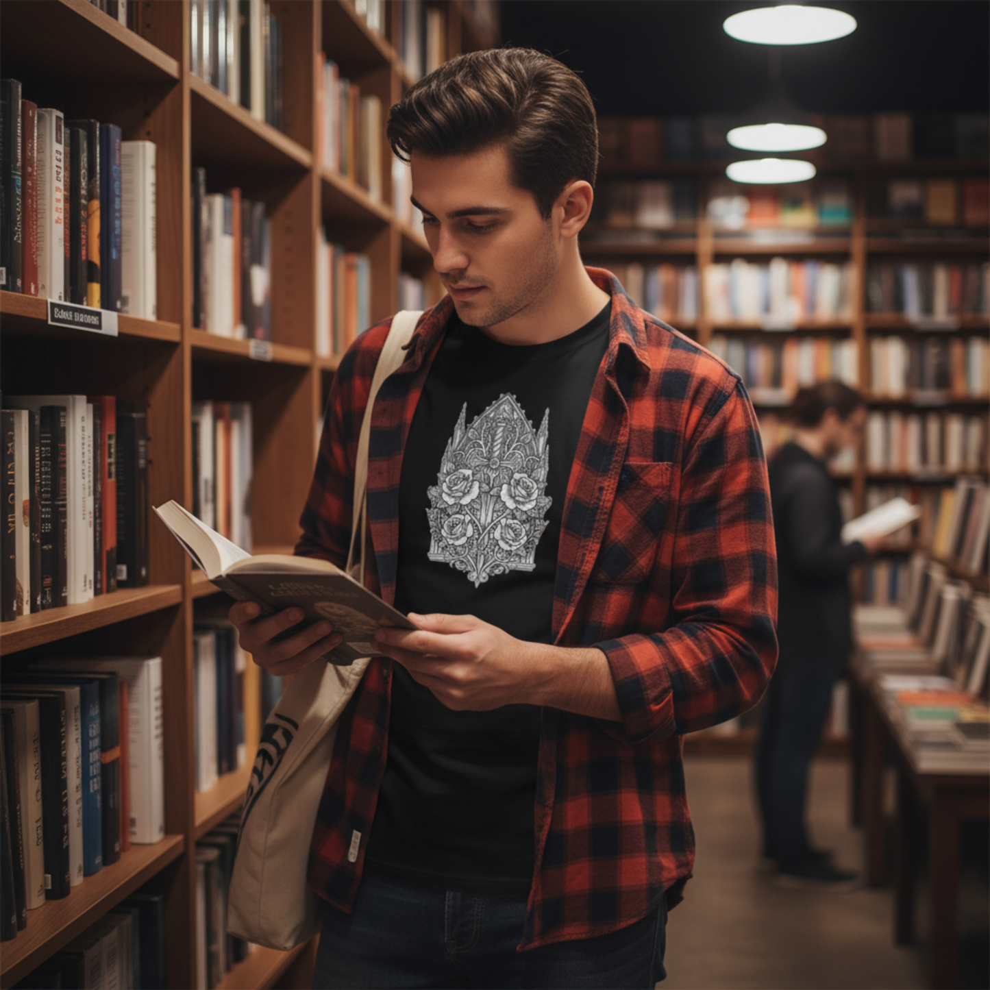Cathedral Rose — Gilded Goth Tee