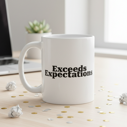 Exceeds Expectations Mug
