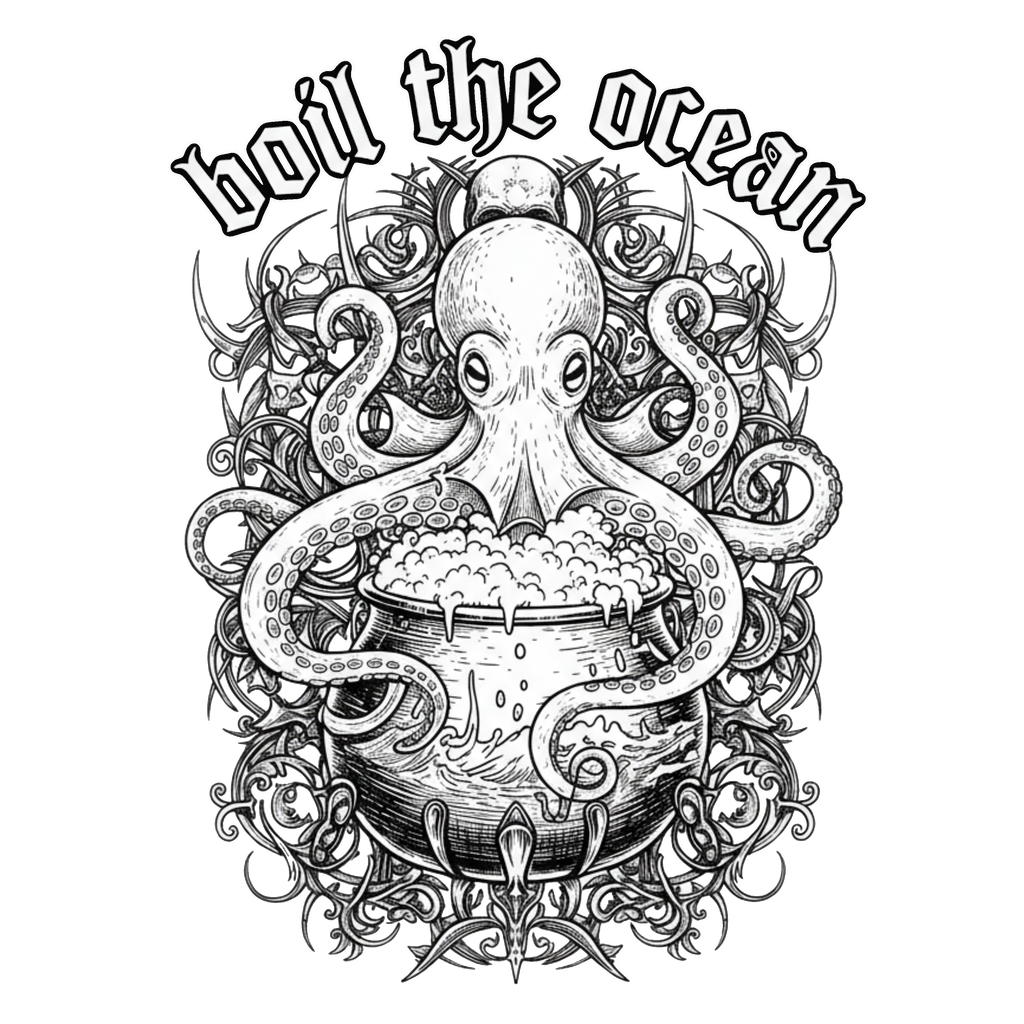 Boil the Ocean — Corporate Kraken Tee