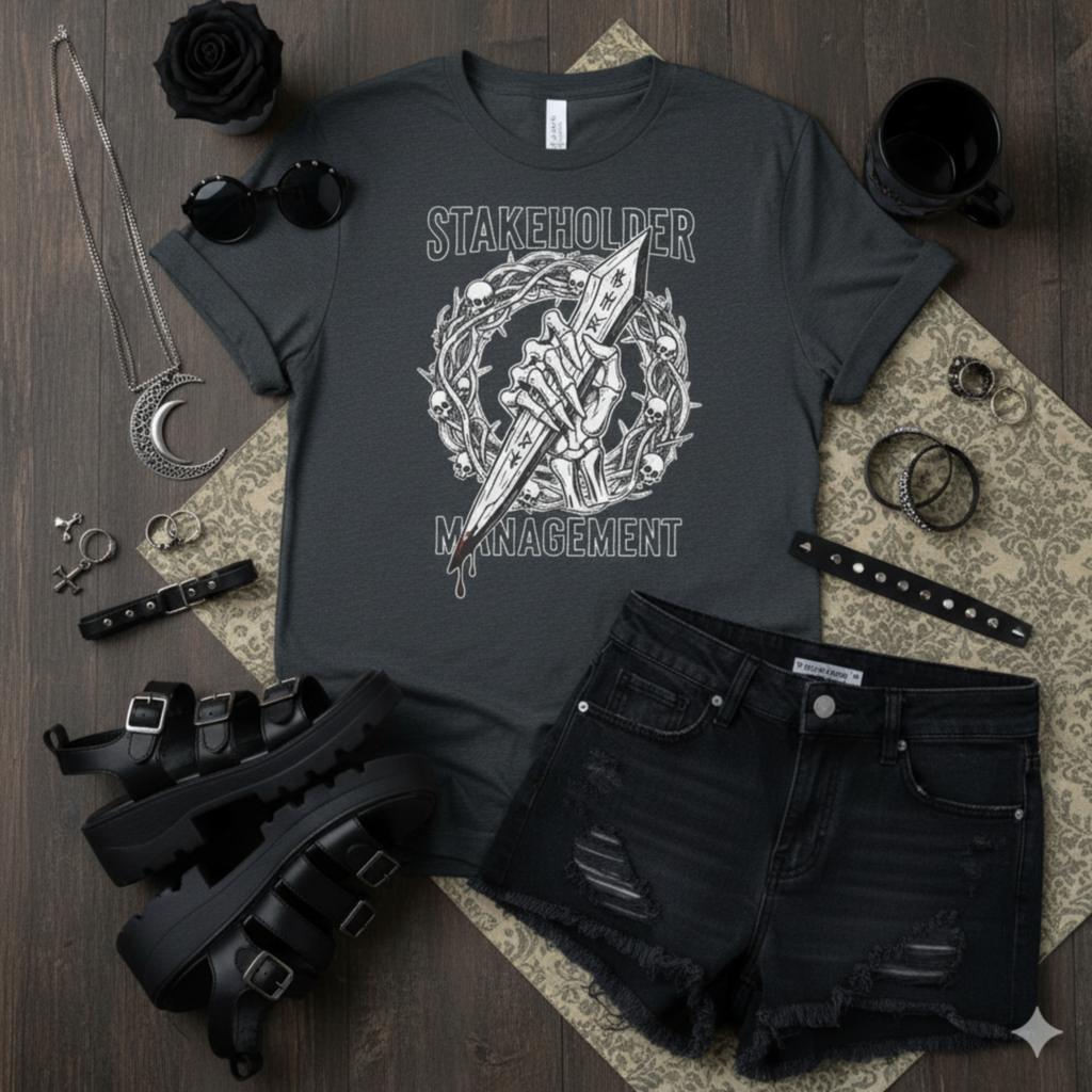 Stakeholder Management — Friday 5pm Meeting Tee