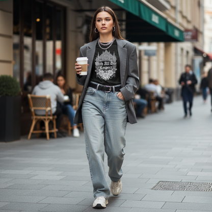 With All Due Respect — Polite Insult Tee